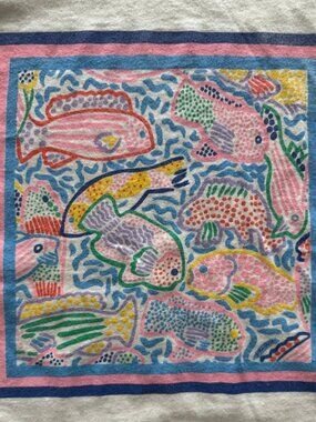 Ken Done Art to Wear Tee Colorful Abstract Graphic Shirt Australia Artist Size S